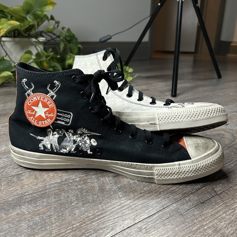 Converse Dungeons & Dragons Mens Shoes Size 15 Black Hi-Top Collectibles